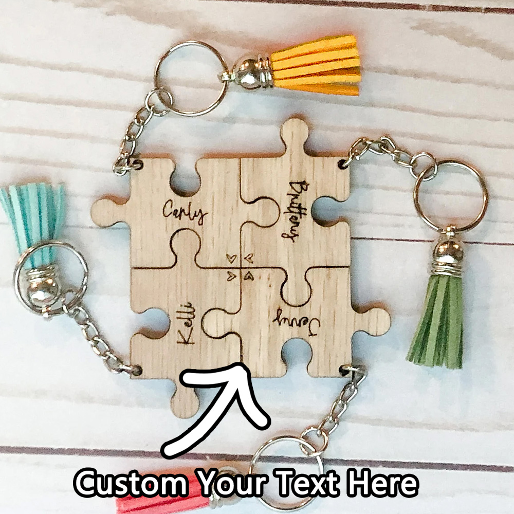 Personalized Engraved Gift - سلسلة مفاتيح مخصصة - اسم شخصي