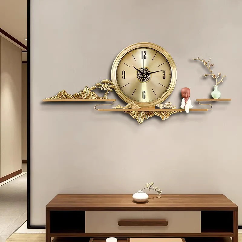 Luxury Lifestyle Homes - ساعة حائط فاخرة على الطراز الصيني،