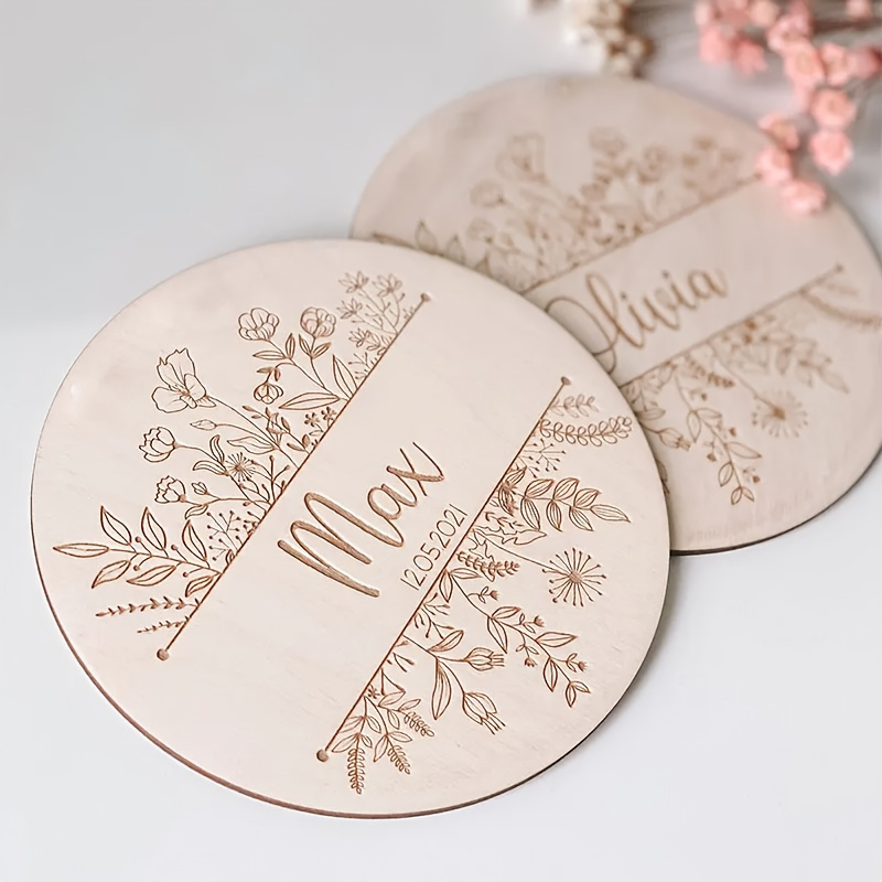 لوحة اسم محفورة بالزهور مخصصة، - مراجعة Personalized Engraved Gift وسعره