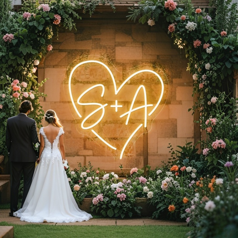 مخصص الأحرف الأولى القلب LED ا - مراجعة Personalized Engraved Gift وسعره