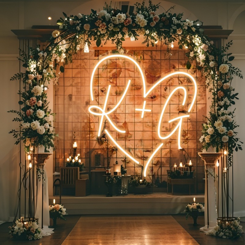 مخصص الأحرف الأولى القلب LED ا - مراجعة Personalized Engraved Gift وسعره