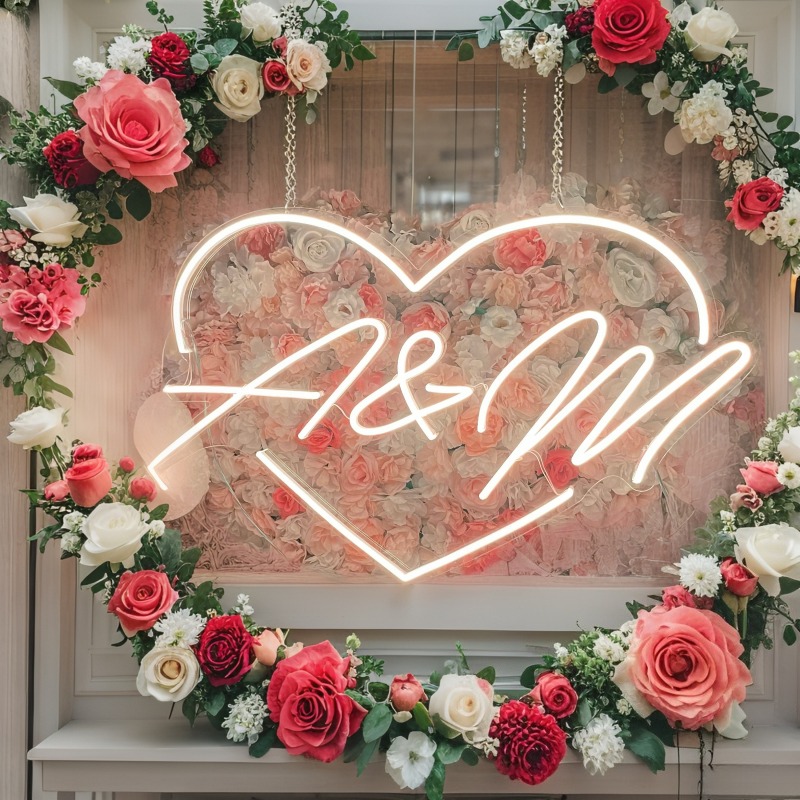 مخصص الأحرف الأولى القلب LED ا - مراجعة Personalized Engraved Gift وسعره