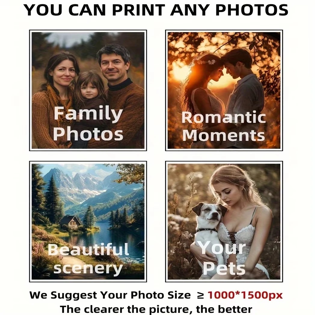 لوحة قماشية مخصصة بالصور، فن ج - مراجعة Personalized Engraved Gift وسعره